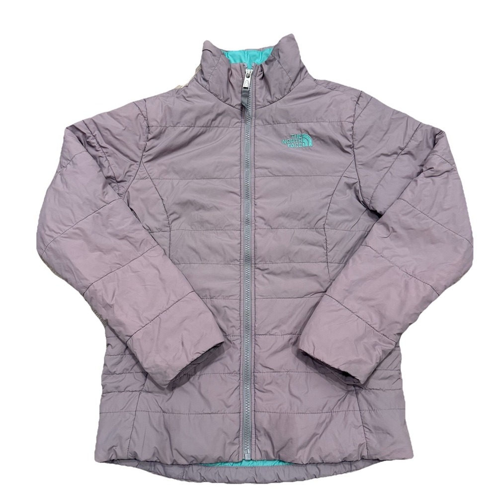 The North Face Girls L (14/16) Purple Puffer Jacket – Teal Lining, F17